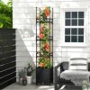 SUGIFT Raised Garden Bed with Obelisk Trellis and 3 Heights & Detachable PE - Image 5