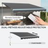 Streamdale Furniture Retractable Electric Awning with LED Lights - Image 3