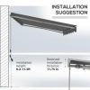 Streamdale Furniture Retractable Electric Awning with LED Lights - Image 7