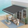 Streamdale Furniture Retractable Electric Awning with LED Lights - Image 9