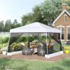 Streamdale Furniture Adjustable Slant Leg Pop Up Canopy Tent with Netting and Carry Bag - Image 8