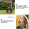 Outdoor Wooden Wishing Well Bucket Flower Plants Planter Patio Garden Home Decor - Image 11