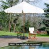 SKONYON 51LBS 20.5Inch Outdoor Umbrella Base with Wheels and Handles - Image 5
