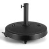 SKONYON 51LBS 20.5Inch Outdoor Umbrella Base with Wheels and Handles