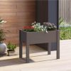 Costway Raised Garden Bed with Water Level Indicator Drainage Hole for Vegetables Outdoor - Image 7