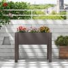 Costway Raised Garden Bed with Water Level Indicator Drainage Hole for Vegetables Outdoor - Image 10