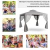 Streamdale Furniture 9.6' x 11.6' Patio Gazebo with Netting and Steel Frame - Image 2