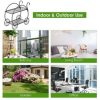 GIVIMO Heavy Duty Metal Flower Cart Plant Stand - Image 2