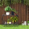 GIVIMO Heavy Duty Metal Flower Cart Plant Stand - Image 10