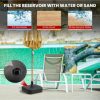 SKONYON Fillable Patio Umbrella Base with Handle Fit 1.5 Inch Umbrella Poles - Image 6