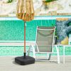 SKONYON Fillable Patio Umbrella Base with Handle Fit 1.5 Inch Umbrella Poles - Image 10