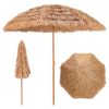 SKONYON 8 Feet Patio Thatched Tiki Umbrella Hawaiian Hula Beach Umbrella - Image 8