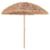 SKONYON 8 Feet Patio Thatched Tiki Umbrella Hawaiian Hula Beach Umbrella