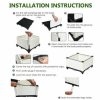 Set of 4 Elevated Flower Vegetable Herb Grow Planter Box - Image 5