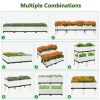 Set of 4 Elevated Flower Vegetable Herb Grow Planter Box - Image 8