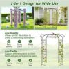 SKONYON Birdcage Shape Gazebo for Climbing Plants and Wedding Ceremony Decoration - Image 5