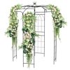 SKONYON Birdcage Shape Gazebo for Climbing Plants and Wedding Ceremony Decoration