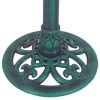 SKONYON Outdoor Garden Green Pedestal Bird Bath Feeder - Image 6