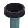 SKONYON Outdoor Garden Green Pedestal Bird Bath Feeder - Image 7