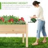 Best Choice Products Best Choice Product 48x24x30in Raised Garden Bed, Elevated Wooden Planter for Yard w/ Foot Caps, Liner - Image 3