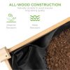 Best Choice Products Best Choice Product 48x24x30in Raised Garden Bed, Elevated Wooden Planter for Yard w/ Foot Caps, Liner - Image 4