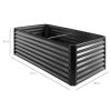Best Choice Products 6x3x2ft Outdoor Metal Raised Garden Bed, Planter Box for Vegetables, Flowers, Herbs - Image 7
