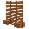 Slickblue Versatile Wooden Planter Box for Gardens ?C Ideal for Flowers, Herbs, and Vegetables