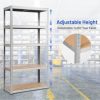 SUGIFT 72 Inch Storage Shelf Steel Metal 5 Levels Adjustable Shelves - Image 2