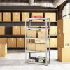 SUGIFT 72 Inch Storage Shelf Steel Metal 5 Levels Adjustable Shelves - Image 8