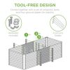 Best Choice Products 4x2x2ft Outdoor Metal Raised Garden Bed, Planter Box for Vegetables, Flowers, Herbs - Image 3