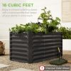 Best Choice Products 4x2x2ft Outdoor Metal Raised Garden Bed, Planter Box for Vegetables, Flowers, Herbs - Image 5