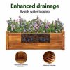 Garden Raised Bed Acacia Wood 29.9"x10.9"x9.8" - Image 6