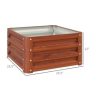 Outsunny 23.5" Raised Wall Garden Planet Beds for Vegetables and Flowers - Image 3