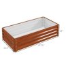 Outsunny Raised Garden Bed Vegetable Planter Flower Gardening Box Patio - Image 3