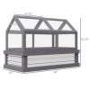 Outsunny Raised Garden Bed with Polycarbonate house, - Image 3