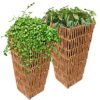 Hyacinth 11" Tall Square Outdoor Planter - Image 7