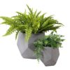 Sunnydaze Decor Outdoor Concrete Planter Set - Image 5