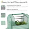 4' x 2' Steel Raised Garden Bed with Mini Greenhouse - Image 2