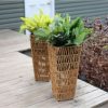 Hyacinth 11" Tall Square Outdoor Planter - Image 5