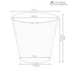 Galvanized Steel Buckets with Hexagon Pattern - Image 2