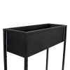 Modern Simplicity 27.5" H Metal Raised Planter Box with Legs - Image 7