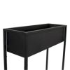 Modern Simplicity 27.5" H Metal Raised Planter Box with Legs - Image 8
