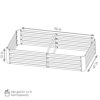 Galvanized Steel Rectangular Raised Garden Bed - Image 2