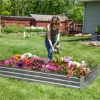 Galvanized Steel Rectangular Raised Garden Bed - Image 5