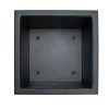Modern Simplicity 8.25" Square Metal Raised Planter Box with Legs - Image 4