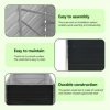 Garden Raised Bed Anthracite 126"x31.5"x30.3" Galvanized Steel - Image 5