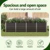 Garden Raised Bed Anthracite 126"x31.5"x30.3" Galvanized Steel - Image 6