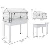 Outsunny Raised Garden Bed with house Cover, - Image 2