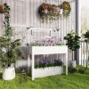 Outsunny Raised Garden Bed with house Cover, - Image 3