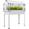 Outsunny Raised Garden Bed with house Cover,